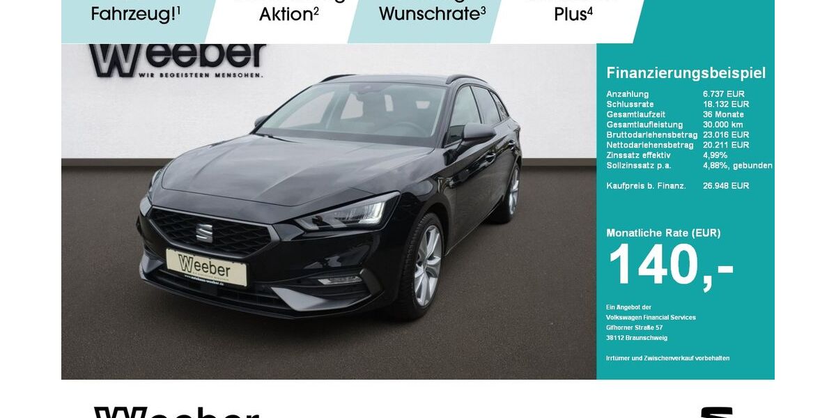 Seat Leon 13.655 km 26.948 € Calw 75365