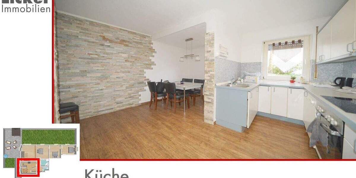 * Gartengeschoss-Whg. mit 130m² Terrassen- und Gartenfläche. 4 zimmer