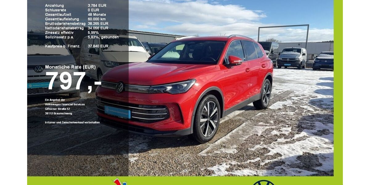 VW Tiguan 6.000 km 36.500 &euro; Mainburg 84048