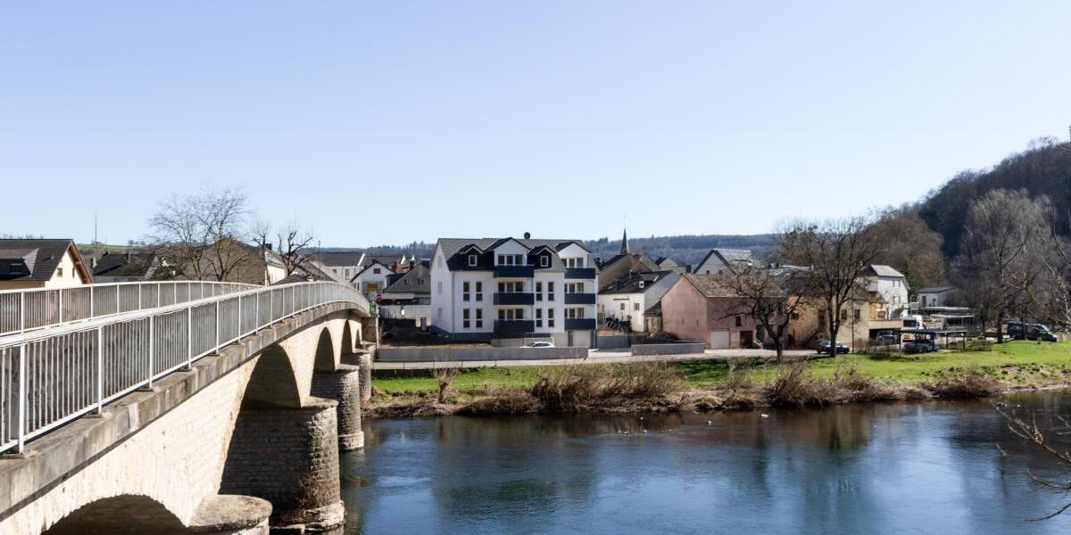 Modernes Wohnen mit herrlichem Blick auf die Sauer in Langsur - Nähe Wasserbillig - Etagenwohnung Langsur | Angebot:24286535