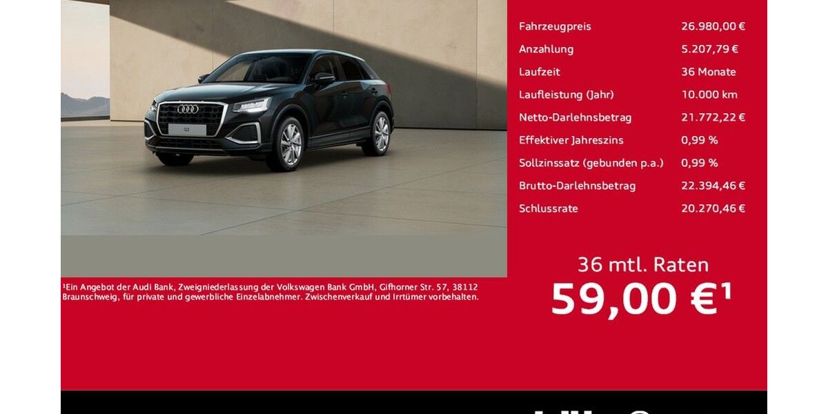 Audi Q2 7.928 km 26.980 &euro; Koblenz 56070