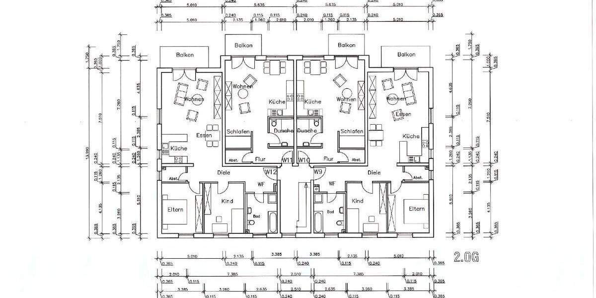 Etagenwohnung Hirschaid - 3 Zimmer, 88 m&sup2;, 439.000&euro; | Angebot:24043376