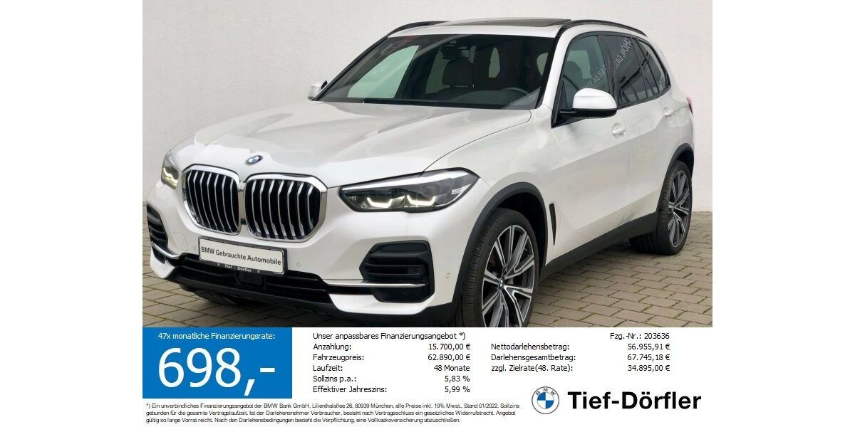 BMW X5 48.900 km 55.220 &euro; Marktsteft 97342
