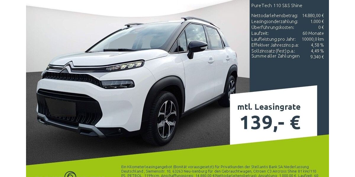 Citroen C3 Aircross 16.499 km 12.770 &euro; Bocholt 46395