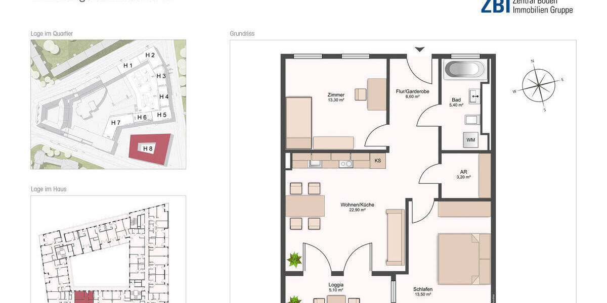 Etagenwohnung Dresden Johannstadt-Nord - 3 Zimmer, 67 m&sup2;, 970&euro; | Angebot:26359236
