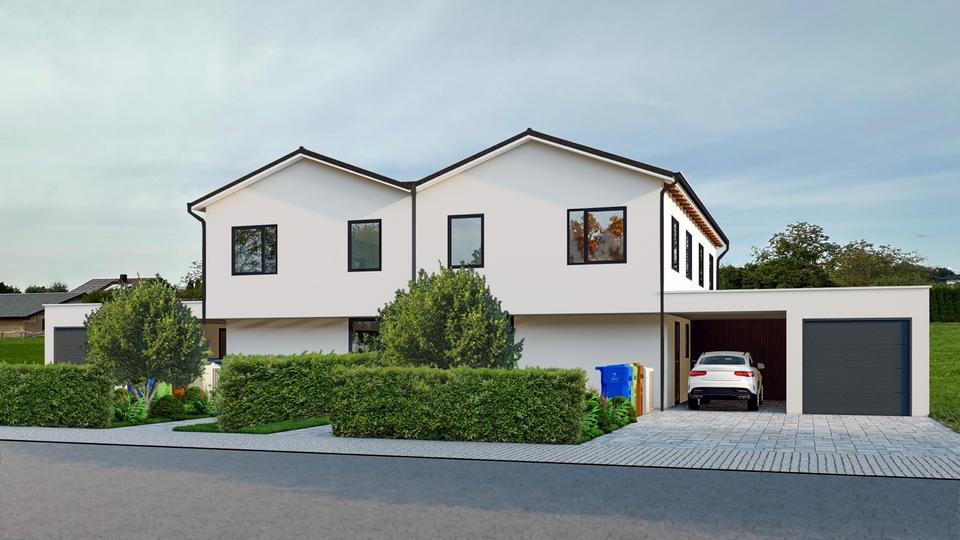 Neubau Doppelhaushälfte ca. 143m2, EH40 mit Garten in Tiefenbach 4 zimmer