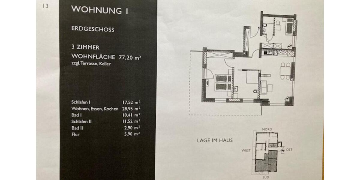 Erdgeschoßwohnung Sonthofen - 3 Zimmer, 77 m&sup2;, 1.515&euro; | Angebot:25944355
