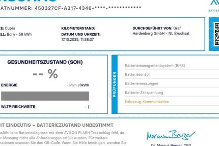 Cupra Born 30.710 km 25.900 € Bruchsal 76646