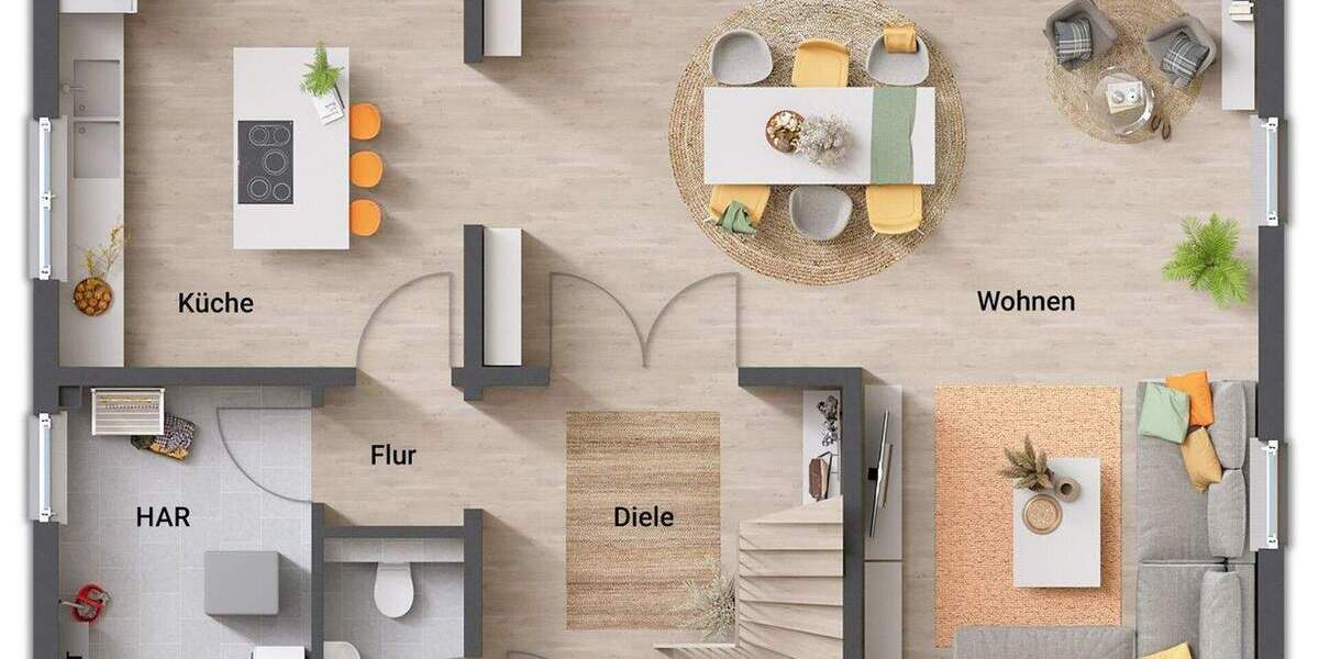 Einfamilienhaus Kirchlengern Klosterbauerschaft - 5 Zimmer, 158 m&sup2;, 405.250&euro; | Angebot:25747943