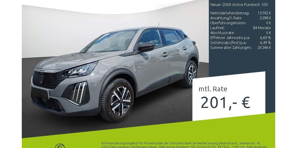 Peugeot 2008 27.197 km 16.990 &euro; Ahaus 48683
