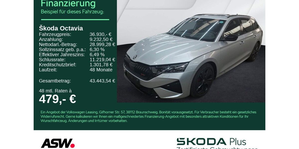 Skoda Octavia 13.400 km 36.930 &euro; Bad Rappenau 74906