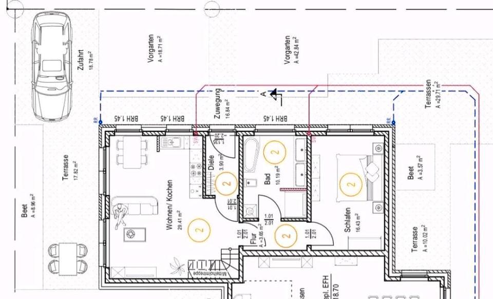 Maisonettenwohnung Bedburg-Hau Hau - 3 Zimmer, 85 m&sup2;, 335.000&euro; | Angebot:26020591