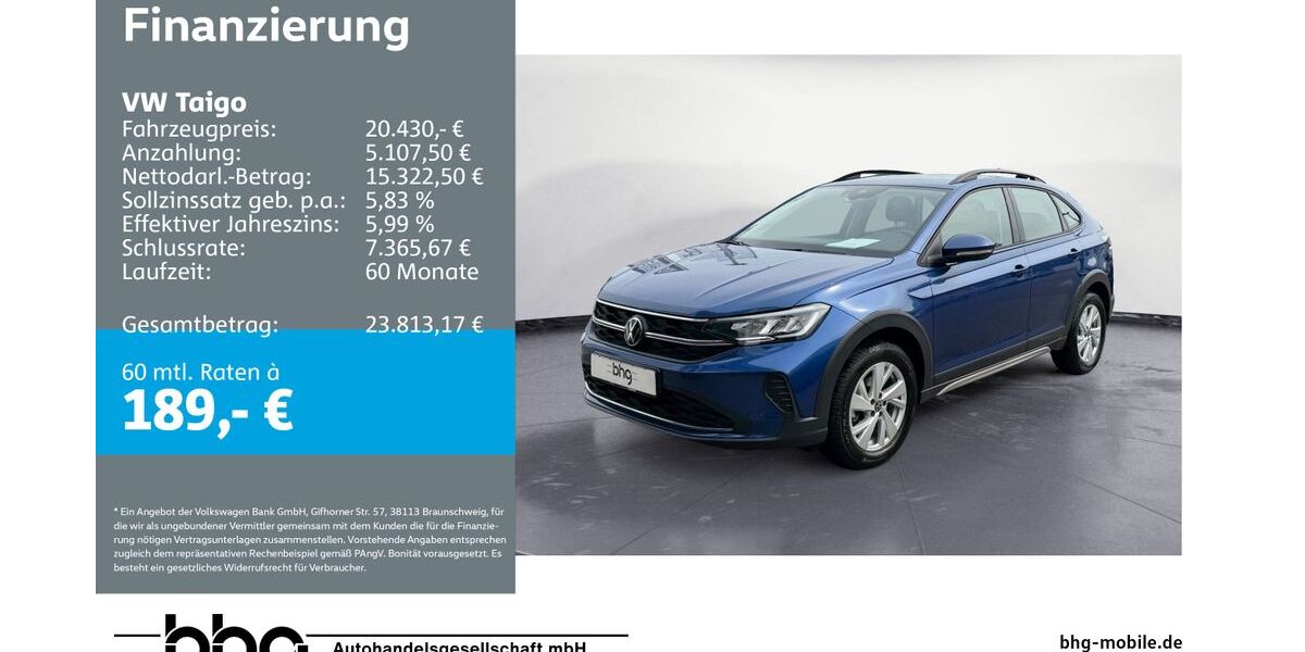 VW Taigo 41.027 km 20.430 &euro; Tübingen 72072