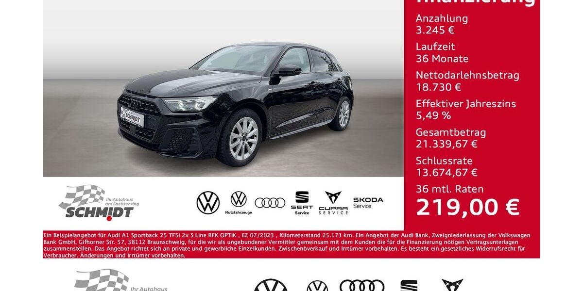 Audi A1 25.173 km 21.975 &euro; Bernsdorf 09337