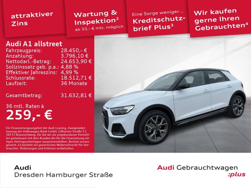 Audi A1 1.494 km 28.450 € Dresden 01067