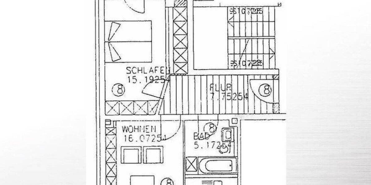 Etagenwohnung Chemnitz Gablenz - 2 Zimmer, 51 m&sup2;, 70.000&euro; | Angebot:26703145