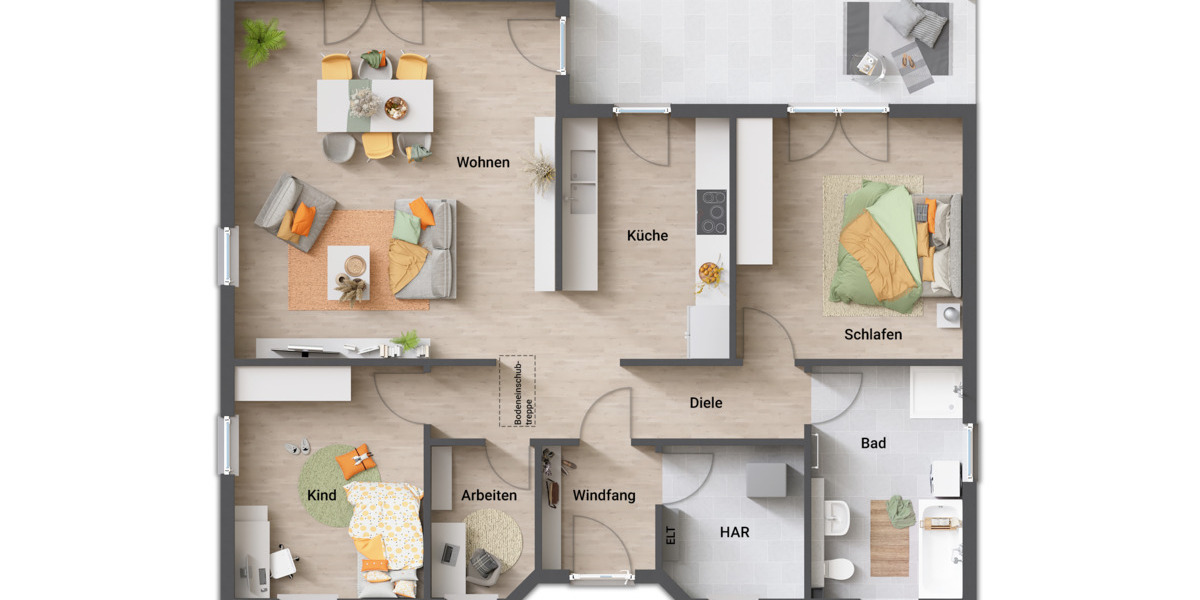 Einfamilienhaus Hambühren Hambühren II - 4 Zimmer, 108 m&sup2;, 403.150&euro; | Angebot:26289621
