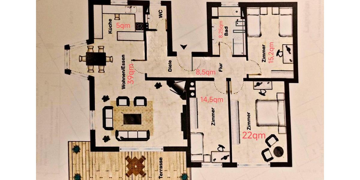 Etagenwohnung Albbruck - 4.5 Zimmer, 122 m&sup2;, 429.000&euro; | Angebot:26871562