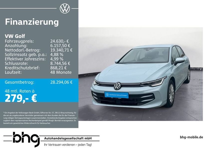 VW Golf 12.015 km 24.630 € Reutlingen 72770