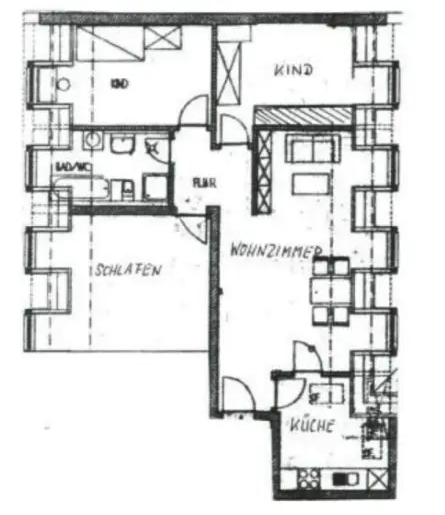 Etagenwohnung Kamenz - 4 Zimmer, 103 m&sup2;, 130.000&euro; | Angebot:26737285