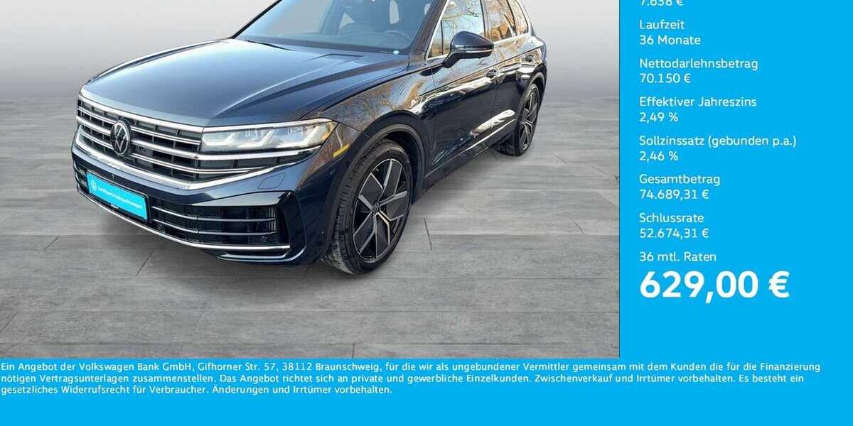 VW Touareg 3.776 km 77.788 &euro; Dortmund-Marten 44379