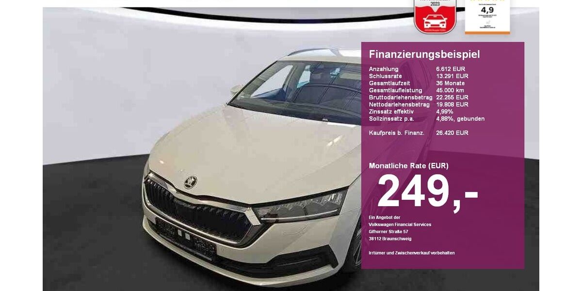 Skoda Octavia 33.700 km 26.420 &euro; Albbruck 79774