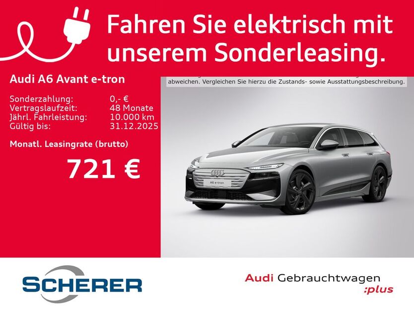 Audi A6 e-tron 8.907 km 71.900 € Mayen 56727