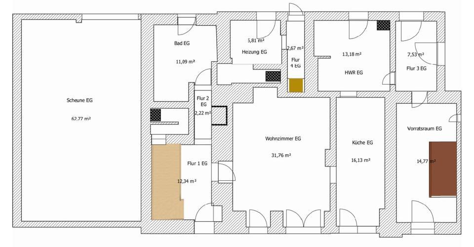 Ehemaliger Bauernhof Teilsaniert 3,2ha Alleinlage Autarkie