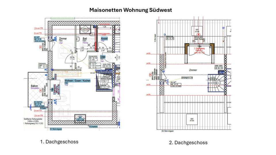 Maisonettenwohnung Jettingen - 3.5 Zimmer, 73 m&sup2;, 947&euro; | Angebot:26597562