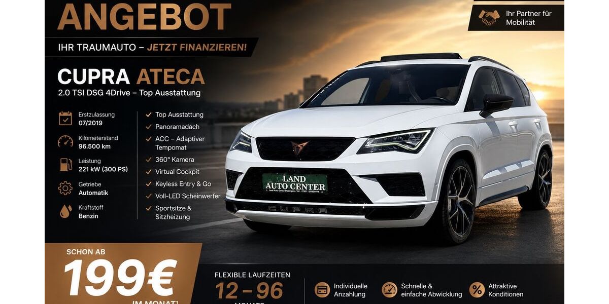 Cupra Ateca 96.500 km 22.770 &euro; Böblingen/Stuttgart 71032