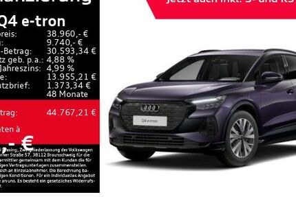 Audi Q4 e-tron 5.505 km 38.490 &euro; Kehl 77694