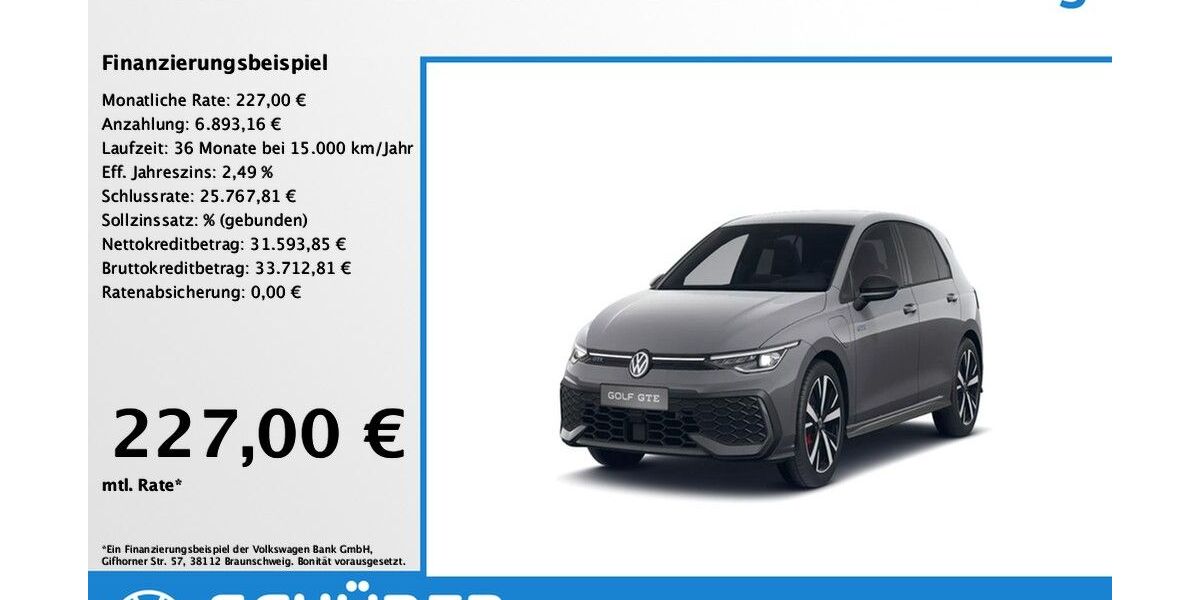 VW Golf 2.816 km 36.987 &euro; Dießen am Ammersee 86911