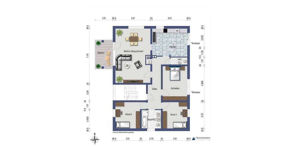 Etagenwohnung Hersbruck Altensittenbach - 6 Zimmer, 152 m&sup2;, 485.000&euro; | Angebot:25726431