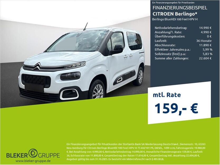Citroen Berlingo 49.202 km 19.980 € Borken 46325