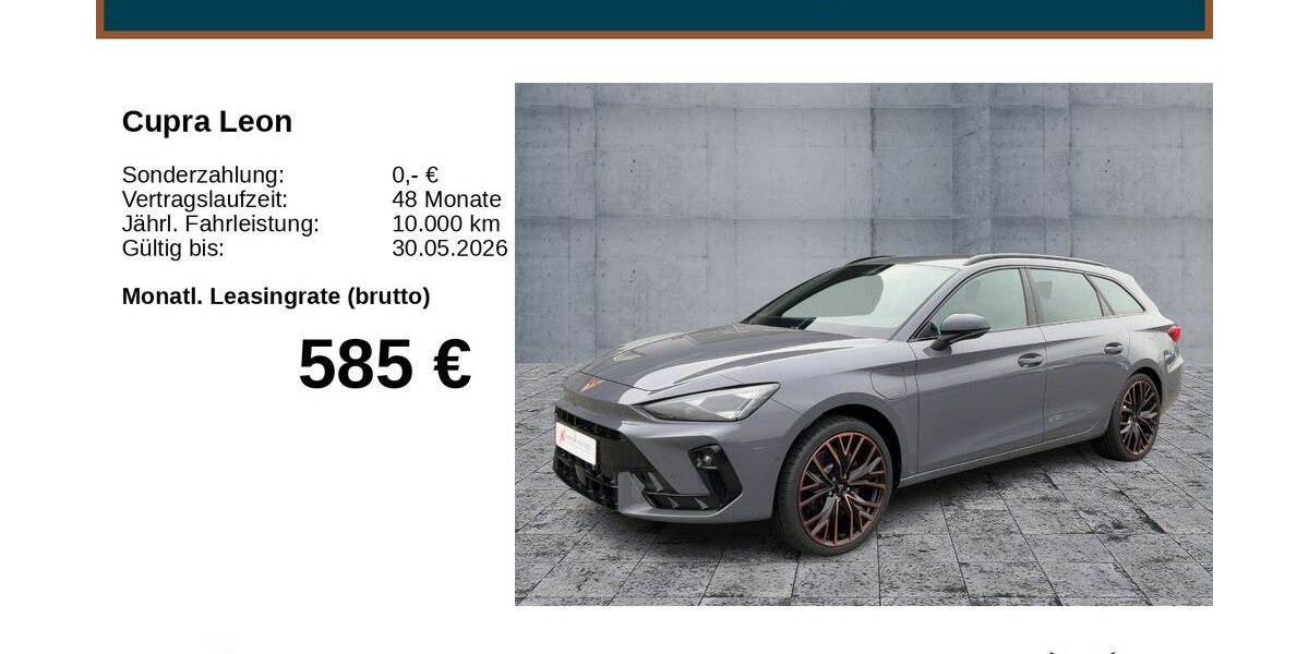 Cupra Leon 10.000 km 44.900 &euro; Mitterteich 95666