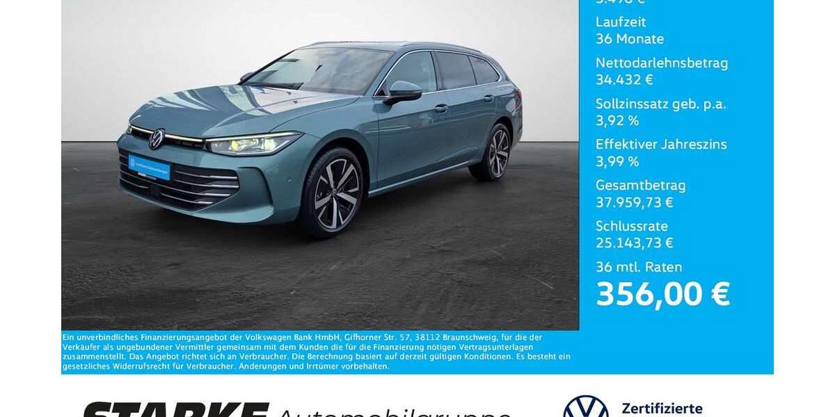 VW Passat Variant 8.439 km 37.930 &euro; Ibbenbüren 49477