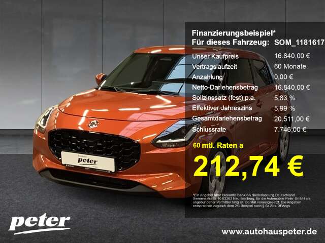 Suzuki Swift 4.465 km 16.840 € Erfurt 99086