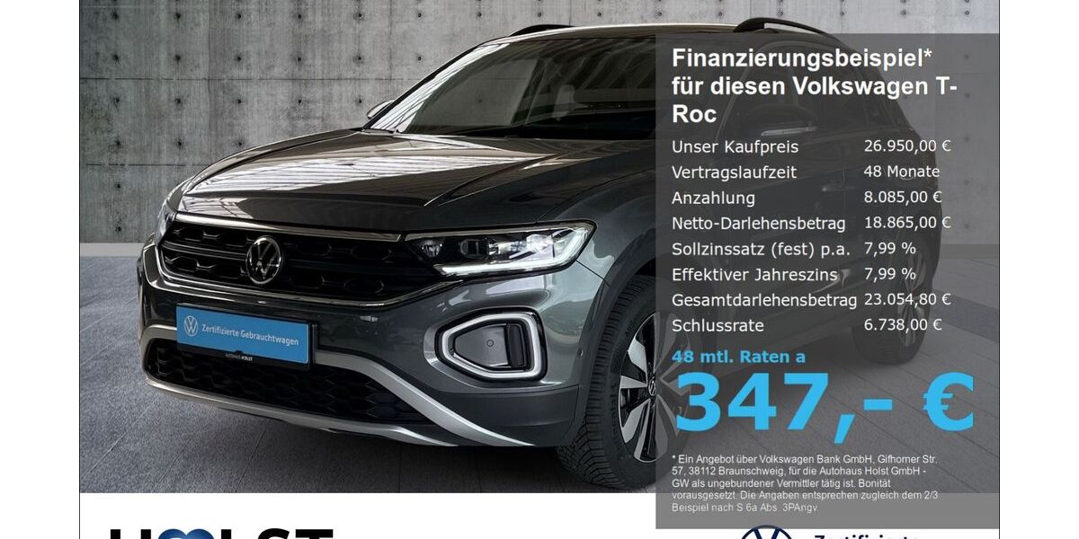 VW T-Roc 8.272 km 26.950 &euro; Scheeßel 27383