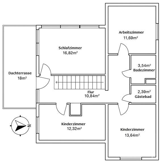 Einfamilienhaus Wolfsburg Detmerode - 6 Zimmer, 148 m&sup2;, 1.184&euro; | Angebot:26320678