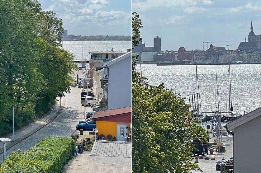 3 Zi. FeWo mit Seeblick u. der Skyline von Stralsund - Wohnen auf Zeit zimmer