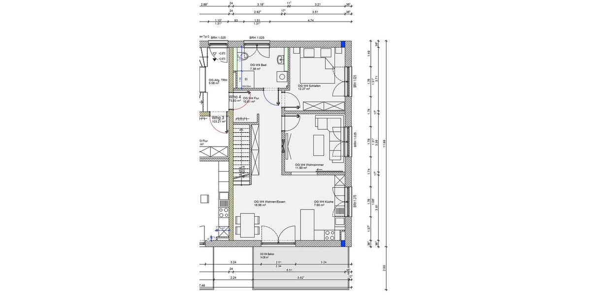 Etagenwohnung Ingolstadt Münchener Straße - 4 Zimmer, 117 m&sup2;, 645.000&euro; | Angebot:26931228