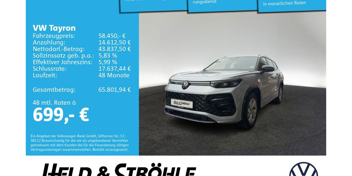 VW Tayron 2.001 km 58.450 &euro; Neu-Ulm 89231