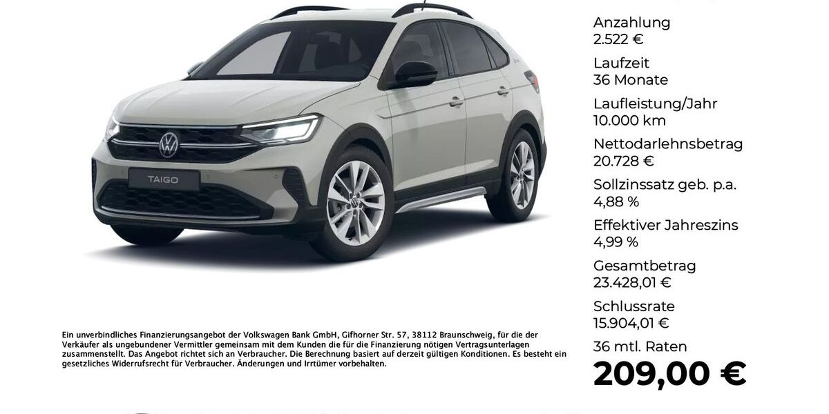 VW Taigo 17.660 km 23.250 &euro; Vechta 49377