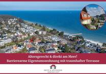 Tolle Wohnung in perfekter Lage im Kurviertel & eingeschränktem Ostseeblick, 2 Min zum Meer
