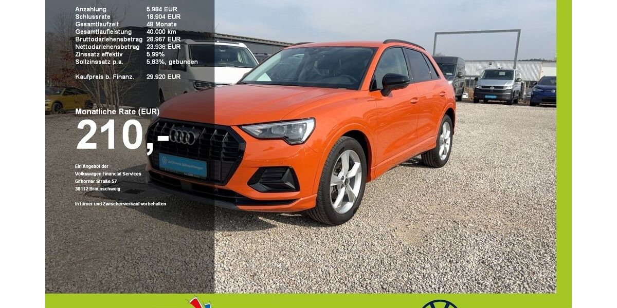 Audi Q3 20.000 km 29.820 &euro; Mainburg 84048