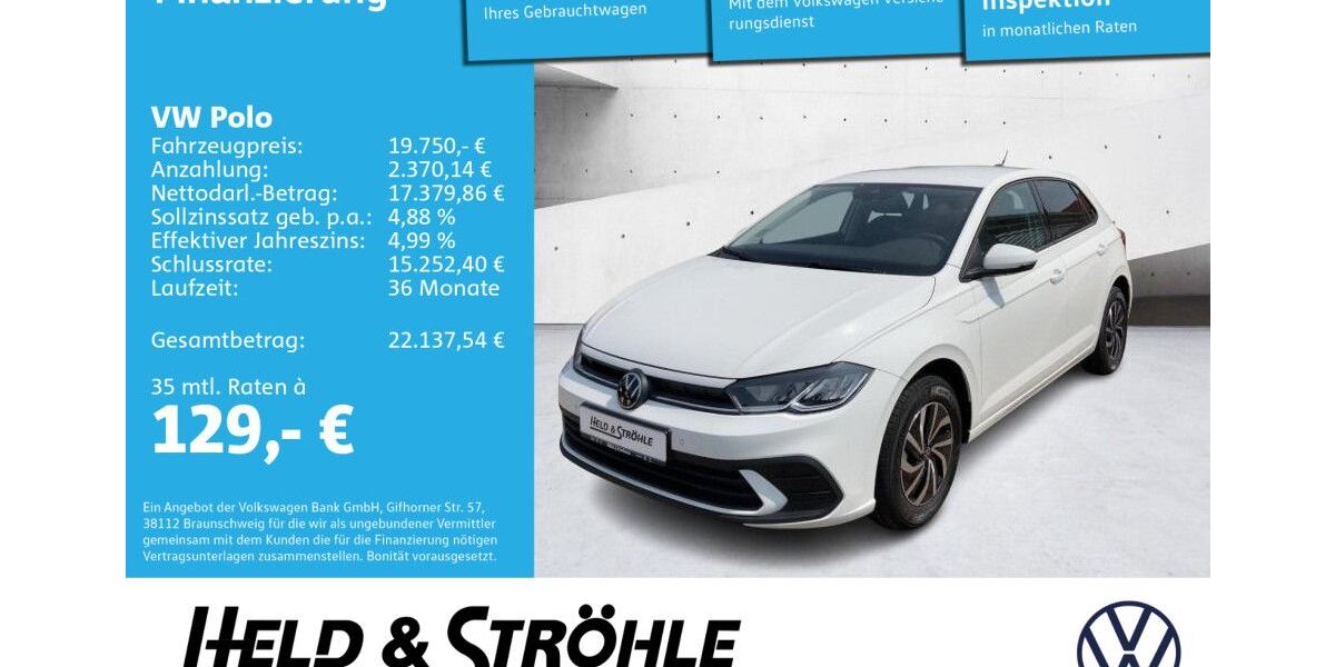 VW Polo 4.998 km 19.450 &euro; Neu-Ulm 89231