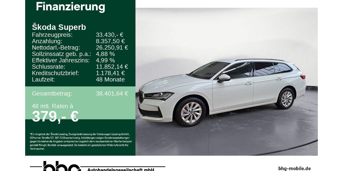 Skoda Superb 29.217 km 33.430 &euro; Ettlingen 76275