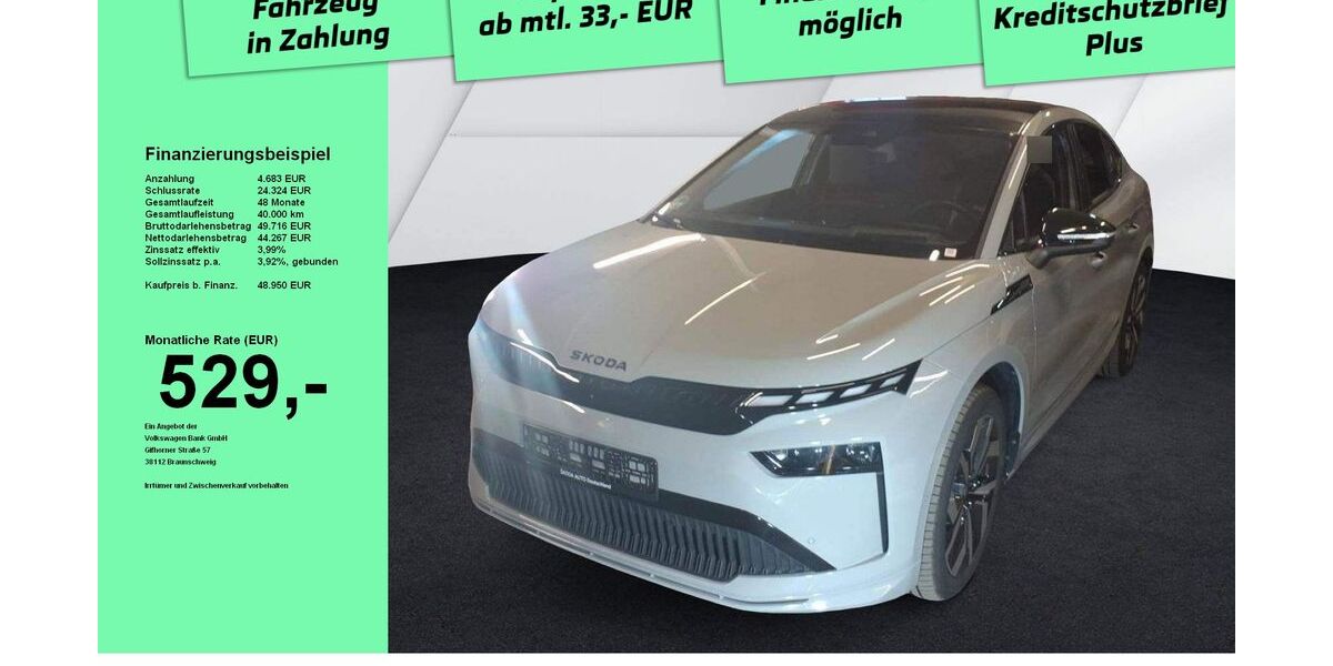 Skoda Enyaq 15.435 km 48.950 &euro; Wangen im Allgäu 88239