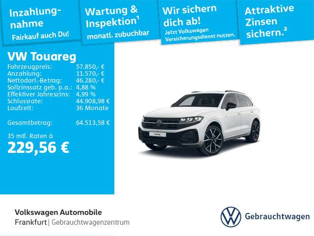 VW Touareg 41.105 km 57.850 &euro; Frankfurt 60326