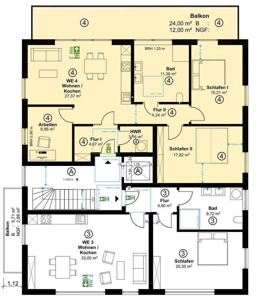 Wohnung zum Kaufen in Münster 695.000 € 104 m²